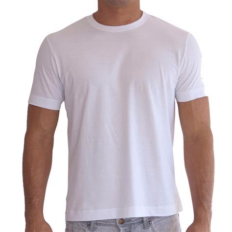 Camiseta Branca Gola V Ou Redonda Sem Estampa R1499 R 1499 Em