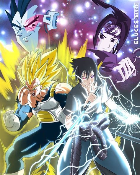 Vegeta Sasuke Dragones Goku Xeno Goku