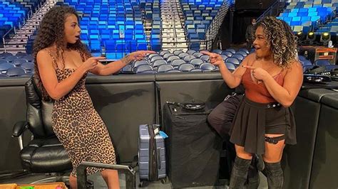 Photo Jojo Offerman And Samantha Irvin Together At This Weeks Wwe