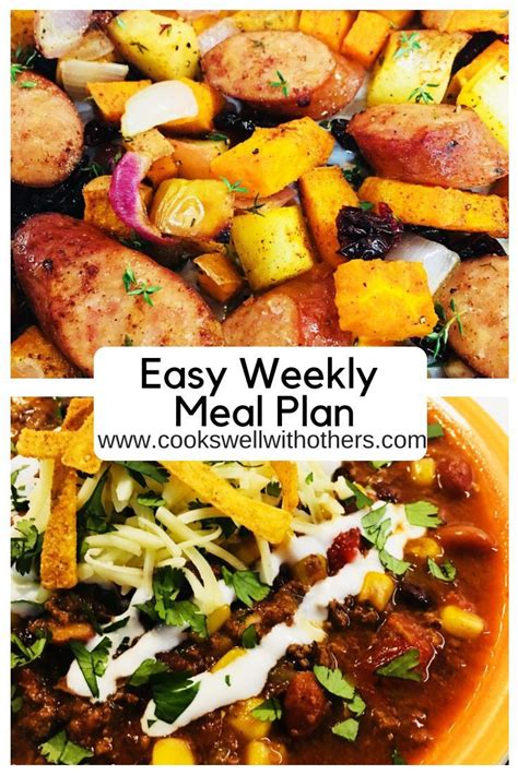 Be the first to rate & review! One Pan Chicken Sausage Sweet Potatoes and Apples | Recipe | Meal planning, Meals for the week ...