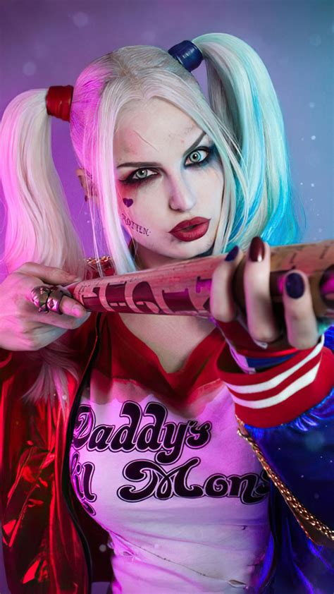 1080x1920 Harley Quinn Newcosplay Iphone 76s6 Plus Pixel Xl One