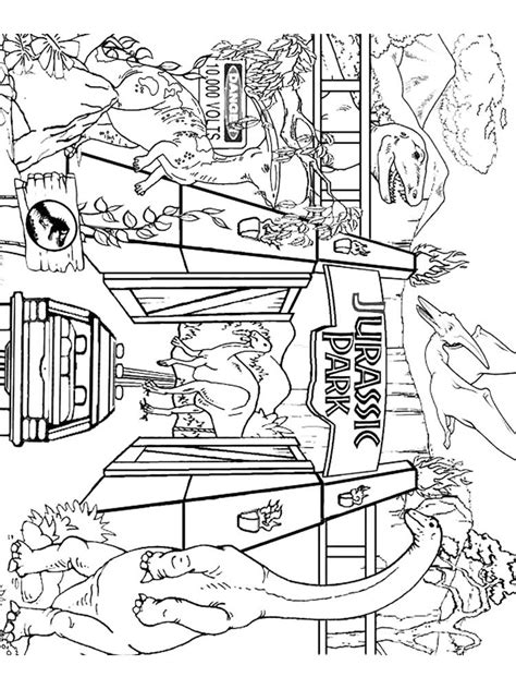 Download Free Jurassic World coloring pages. Download and print ...