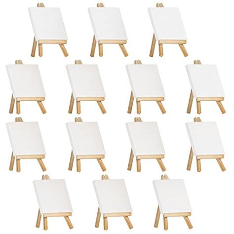 Arteza Mini Canvases With Easels Pack Of X Inches Cotton