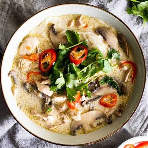 Thai Coconut Chicken Soup Recipe Cart