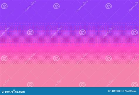 Pixel Art Dithering Background In Three Colors Stock Vector