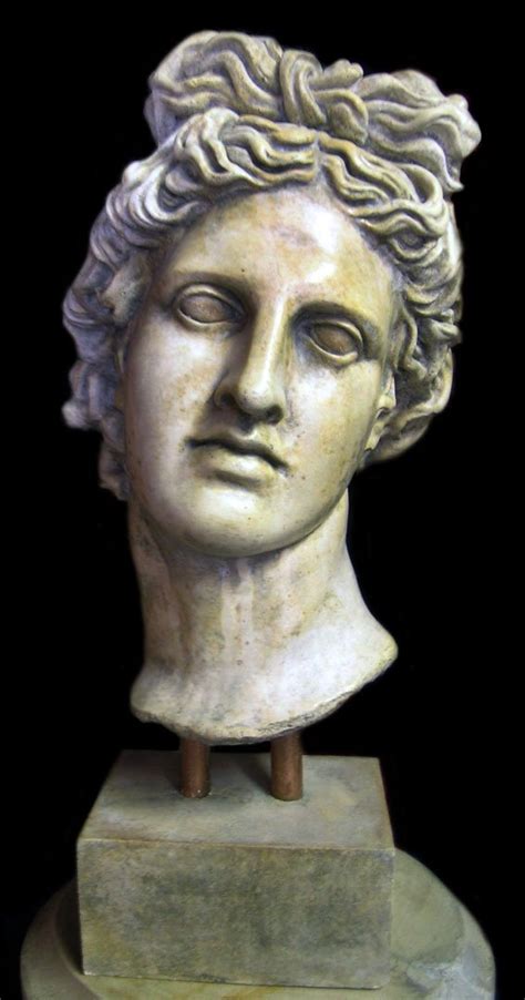 Apollo Belvedere Greek Hellenistic Large Bust Sculpture