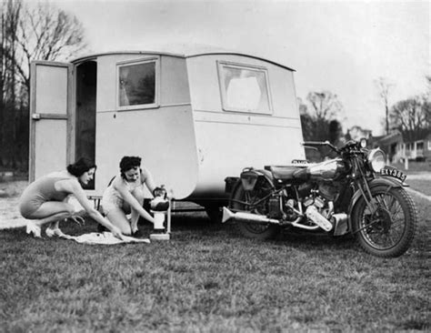 20 vintage photos of people camping and caravanning between the 1930s and 1960s history daily