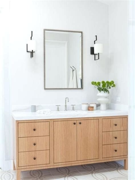 If you love the coastal climate, this coastal bathroom vanity will appeal to you. white oak vanity gallery plain oak bathroom vanity white ...