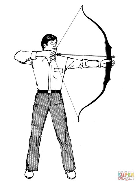 Archer Coloring Page Free Printable Coloring Pages