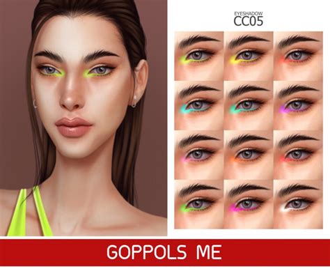 Gpme Gold Eyeshadow Cc 05 At Goppols Me Sims 4 Updates