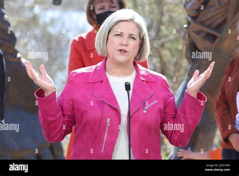 Ontario Ndp Leader Andrea Horwath Announces Her Party‚Äôs Northern Platform At Bell Park In