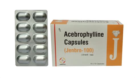 Acebrophylline 100 MG Capsules, 10x10 Capsules ,packaging Type: Strip