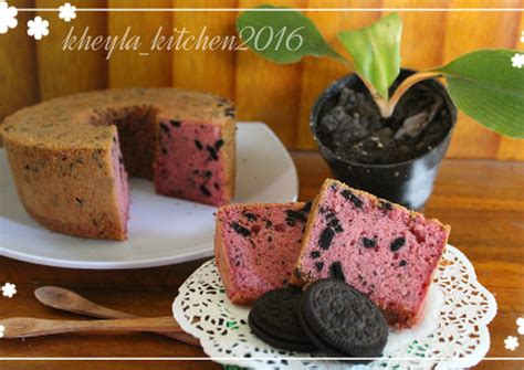 Resep bolu kukus nutrijell by dapur pink. Resep Cake Nutrijell - Strawberry oreo mirip chiffon (bolu ...