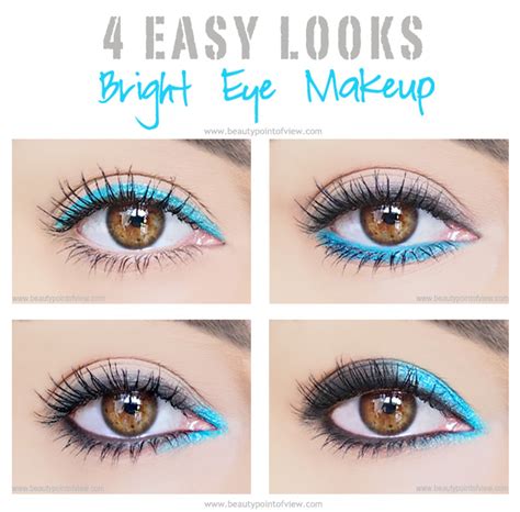 4 Easy Eye Makeup Looks Using Bright Colors Beauty Point
