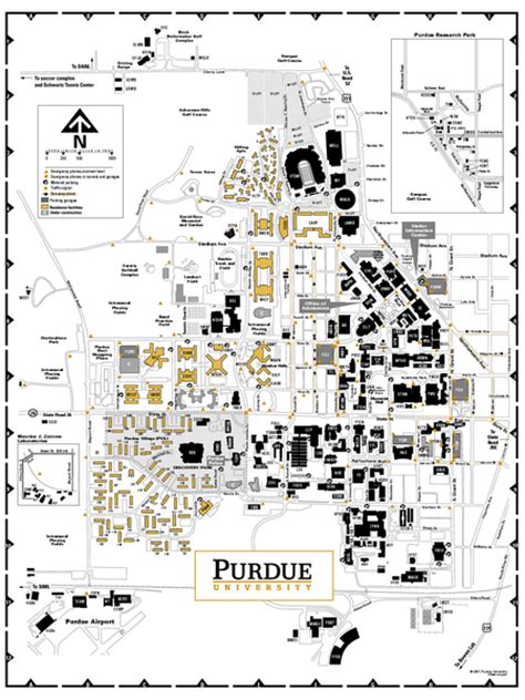 Purdue West Lafayette Campus Map Time Zones Map