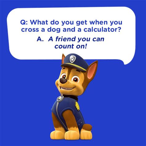 This Is The Cutest Silliest Kids Joke Featuring Chase From Paw Patrol