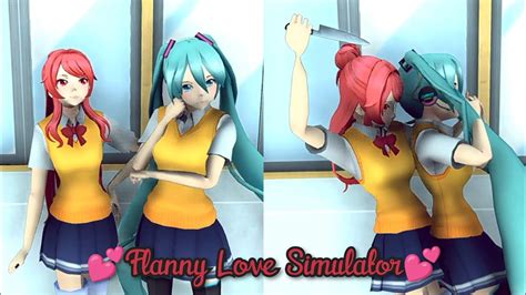 💕flanny Love Simulator💕 Yandere Simulator Fan Game For Android Youtube