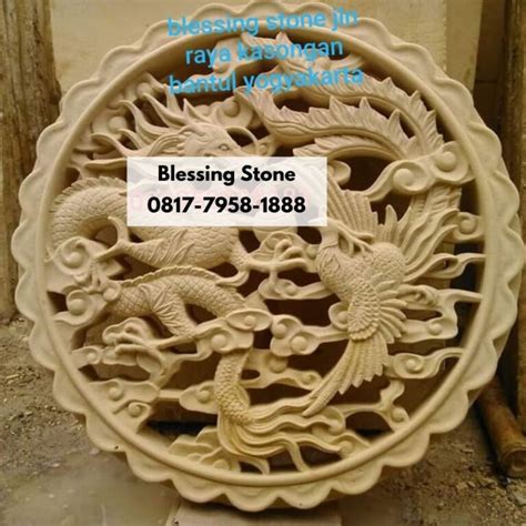 Motif Ukir Yogyakarta Batu Paras Ukir Blessing Stone