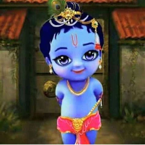 Baby Little Krishna Cartoon Images Hd