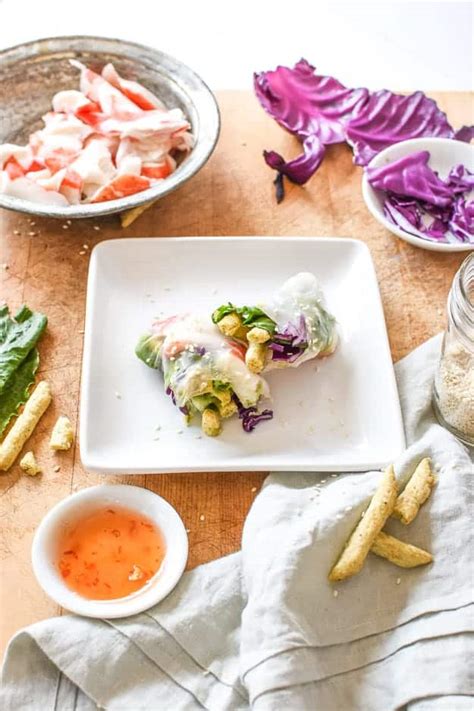 How to Make Amazingly Fresh California Sushi Spring Rolls | The Butter Half