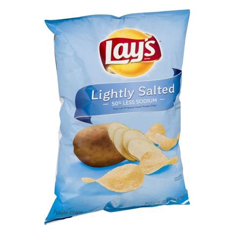 Does not contain any of the 8 major allergens. Lay's Lightly Salted Classic Potato Chips | Hy-Vee Aisles Online Grocery Shopping