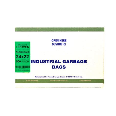 Proven Quality Value Garbage Bag X Regular Clear Box