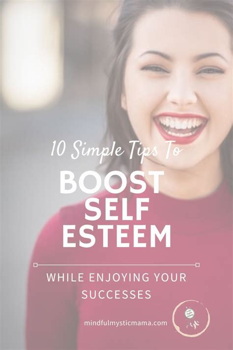 Boost Self Esteem While Enjoying Your Successes Self Esteem Positive