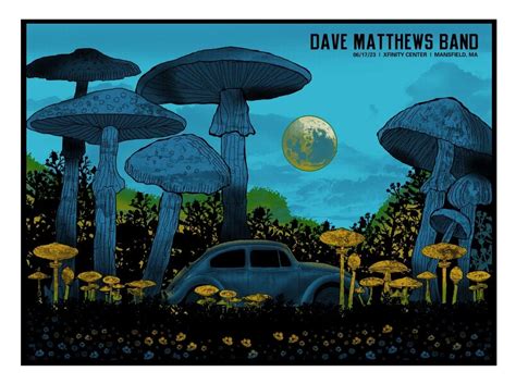 Dave Matthews Band Mansfield 23 Methane Studios PosterDrops