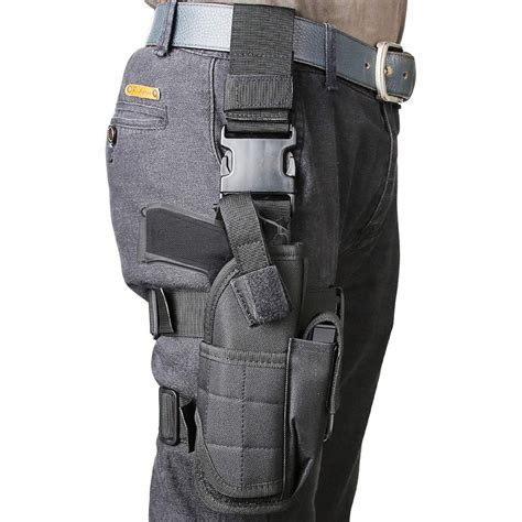 Tactical Drop Leg Bag Pistol Holster The Armory