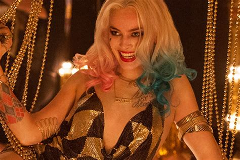 See Margot Robbie S Barely There Original Costume For Harley Quinn