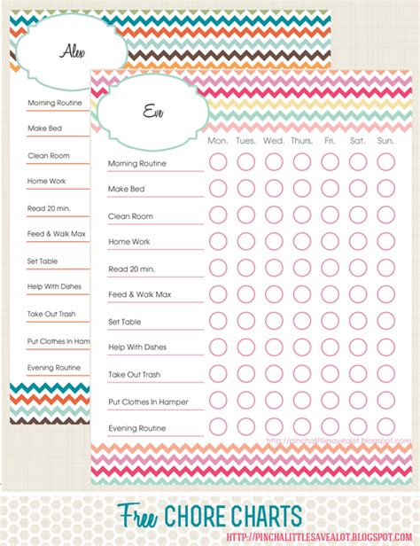 The free version allows up to three family members, and one active saving goal per family member. Best Chore Charts for Kids | Free Printables Included