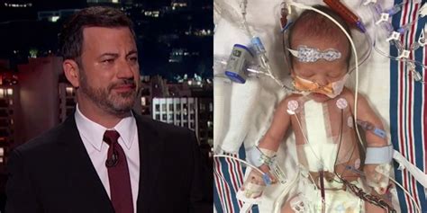 Jimmy Kimmel Tearfully Reveals Sons Birth Open Heart Surgery Video Baby Billy Kimmel