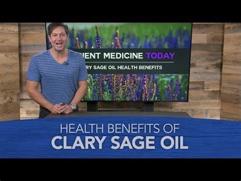 The scent is often used in perfumes, but it is capable of much more than just adding a pleasant aroma. Clary Sage Oil Health Benefits - YouTube
