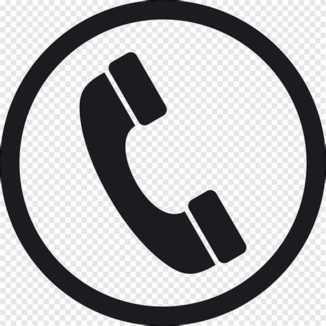 Round Black Telephone Logo Telephone Icon Phone File Electronics