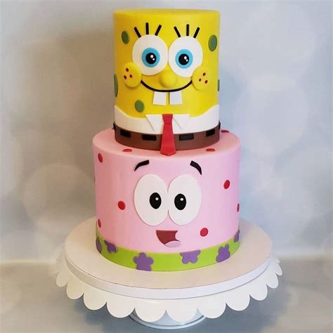 15 cool and quirky spongebob cake ideas and designs in 2021 spongebob birthday cake spongebob