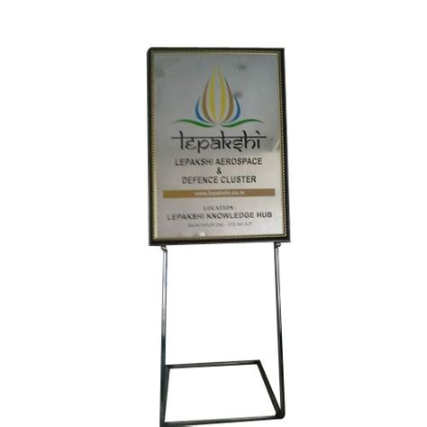 Acrylic Standing Sign Board Shape Rectangle At Rs 300square Feet In