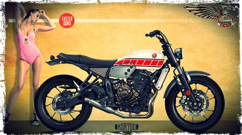 Yamaha Xsr 700 Special Scrambler Tracker Faster Sons Cafe Racer Motorcycle Super Bikes