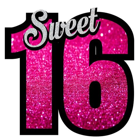 Sweet 16 Clipart Sweet 16 Printables Sweet 16 Invitation Clipart