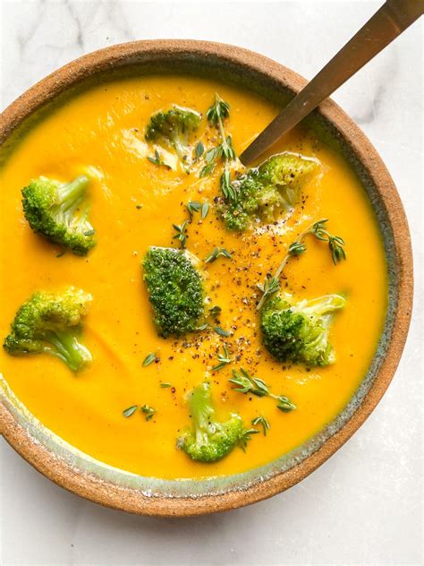 Healthy Panera Broccoli Cheddar Soup Vegan Protein And Veggie Packed
