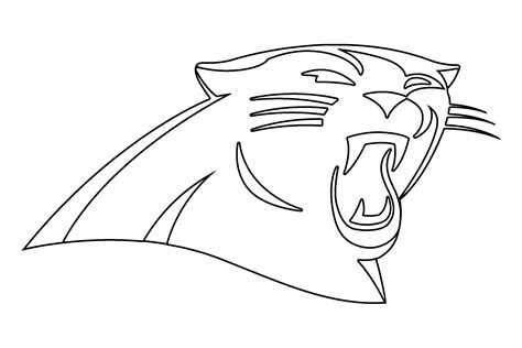 Carolina Panthers Coloring Pages Learny Kids
