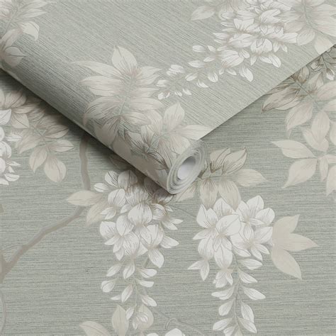 Superfresco Easy Wisteria Sage Wallpaper Wilko