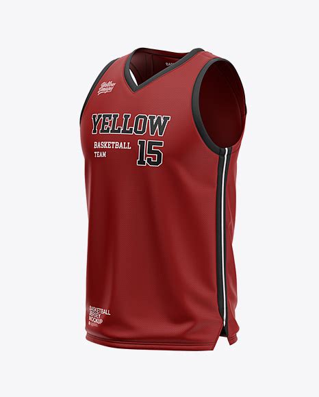 Browse more basketball jersey mockup vectors from istock. Men's Basketball Jersey Mockup - Back Half Side View - Men ...