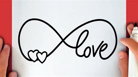How To Draw Infinity Love Symbol