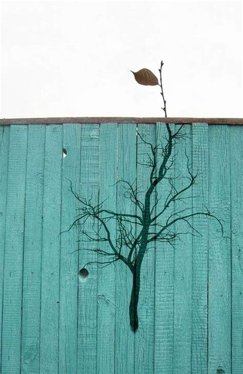 25 Creative Pieces Of Street Art Fusing With Nature Bouncy Mustard