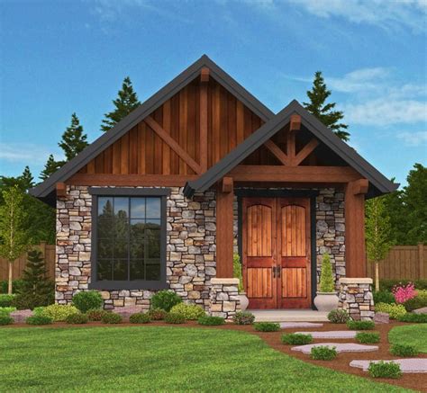 Plan 85106ms Rustic Guest Cottage Or Vacation Getaway Lodge House