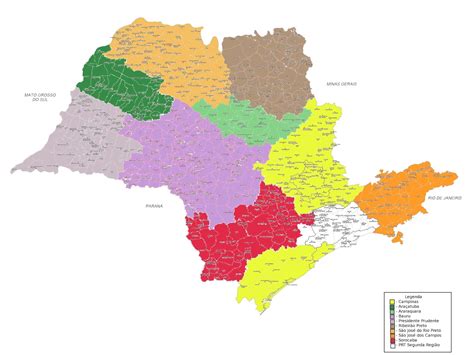 Mapa Mundi Mapa de São Paulo para Trabalhos e Tarefas Escolares