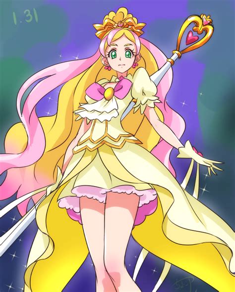 Haruno Haruka Cure Flora And Cure Flora Precure And 1 More Drawn By