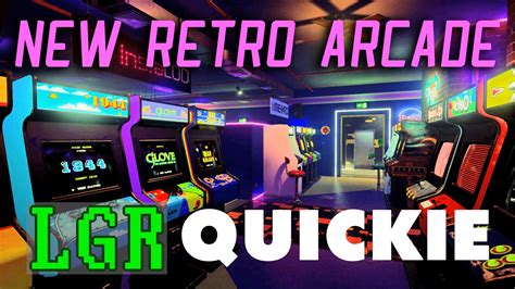 Lgr New Retro Arcade Neon Vr App Review Youtube