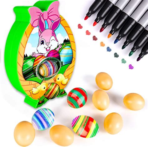Augtoy Easter Egg Coloring Kits Machine With 3 Eggs 8