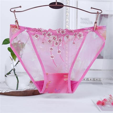 women sexy sheer briefs lace underwear see through embroidered knickers panties walmart canada